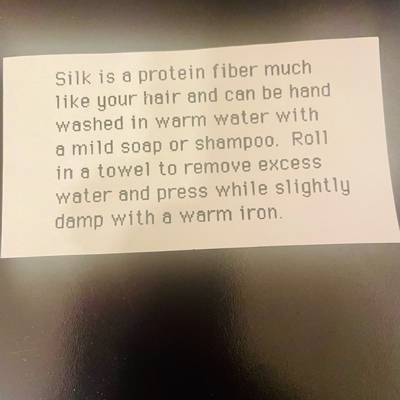 Vintage Handpainted Tie Dye Silk Scarf - Picture 9 of 10